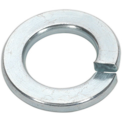 50 Pack Metric Spring WasherM10Din 127BZinc Plated Metal Spacer from B&Q