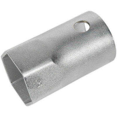 52mm Deep Box Spanner Bit For Land Rover Hub Nuts14mm Holes With Roller Bearings from B&Q
