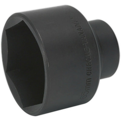 65mm Thin Wall Forged Impact SocketDurable Corrosion Resistant Design from B&Q