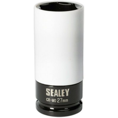  - Premium 27mm Alloy Wheel Impact Socket1/2" Drive With Rim Protection