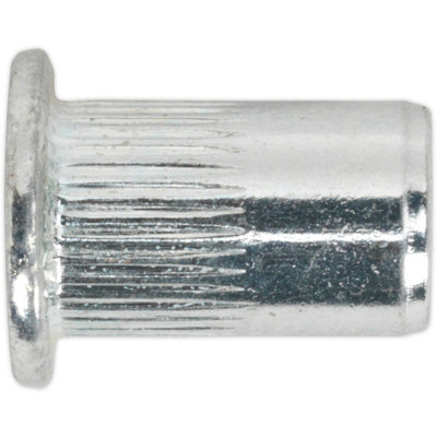  - 50 Pack M5 X 0.8mm Splined Threaded Insert Rivet Nuts For Secure Fastening