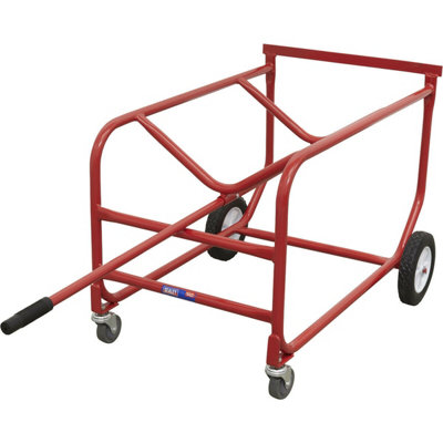 Heavy Duty Mobile 205L Drum Stillage With Tyres And Castors For Safe Storage from B&Q