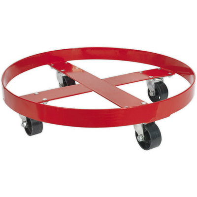 Heavy-Duty 205L Oil Drum Dolly With Metal Castors For Safe Drum Transportation from B&Q