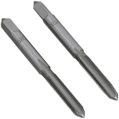 B&Q 2 Pack - M5 X 0.8Mm Taper & Plug Tap Set - Premium Steel - Socket Threading Bit