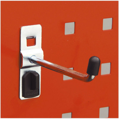 5 Pack Of 6X50mm Tool Storage Hooks For Perfo Panels from B&Q