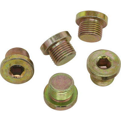 B&Q 5 Pack M17 Sump Plug Replacement For Ys11054 Drain Plug Repair Kit