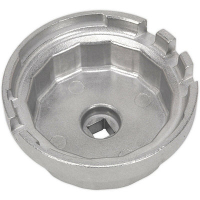  - Durable 64.5mm Oil Filter Cap Wrench For Toyota And Lexus3/8 Inch DriveAluminium Alloy Construction