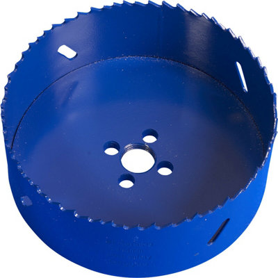 114mm Hss Hole Saw BladeMilled TeethBi-Metal M3 Steel Long Lasting Drill from B&Q