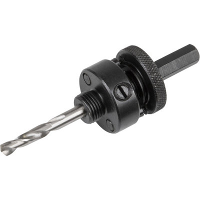 Hole Saw Hex Mandrel Bit32mm To 152mm DiameterHolesaw Drill Arbor from B&Q