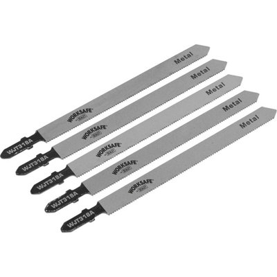 5-Pack 105mm Bi-Metal Jigsaw Blades For Precision Metal Cutting from B&Q