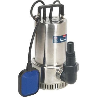 Submersible Stainless Steel Clean Water Pump250L/minAutomatic Cut-Out from B&Q