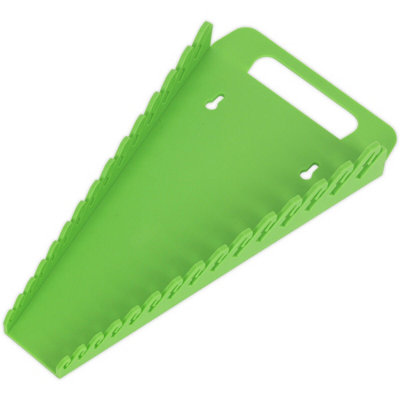  - 15 Spanner Green Tpr Sharks Teeth Tool Rack For Drawer And Wall MountingPerfect For Tool Organization
