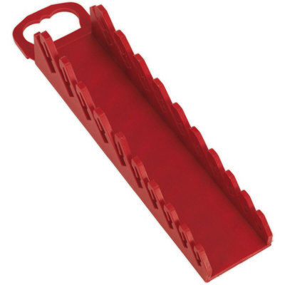  - 10X Stubby Spanner Tool RackWall Mount Tpr Organizer For Efficient Workspace Management
