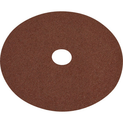 B&Q 25 Pack 100Mm Aluminium Oxide Sanding Discs - 40 Grit For Wood And Metal