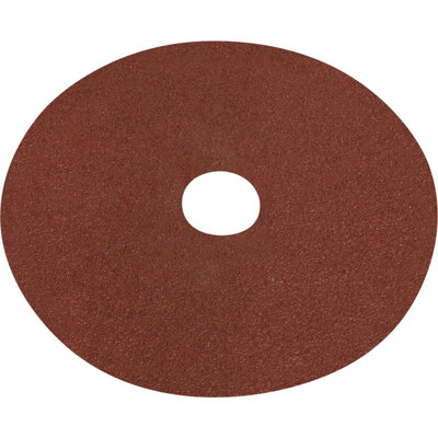  - 25 Pack Of 125mm Aluminium Oxide Sanding Discs40 Grit For Wood And Metal
