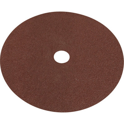 B&Q 25 Pack 175Mm Sanding Discs - 40 Grit Aluminium Oxide For Wood Finishing