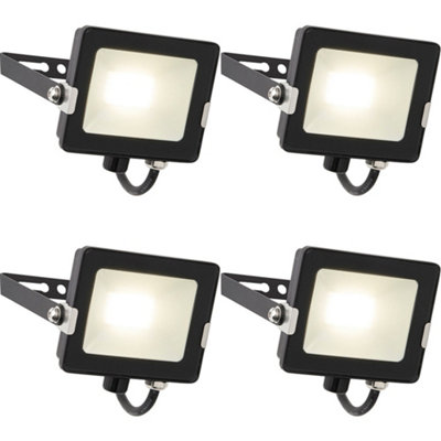 Loops Unisex Black Pack Outdoor Waterproof Led Floodlight - 20W Cool White Led - Matt Size 4 - Image 3