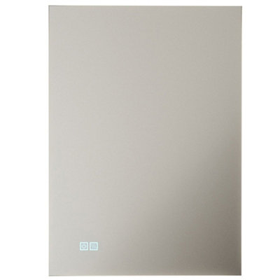 B&Q 500 X 700Mm Ip44 Backlit Led Bathroom Mirror With Demister And Tunable White/Light