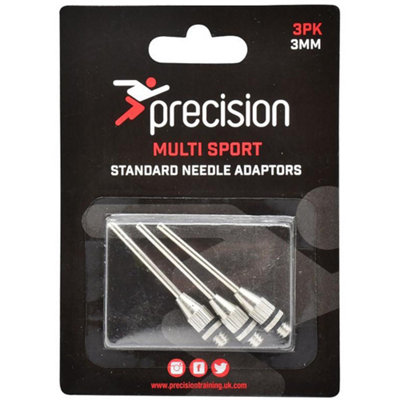 Loops 3 Pack - 3Mm Standard Ball Inflator Needle Adapters - Football Pump Screw Thread