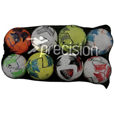 Precision 10 Ball Football Mesh Carry Sack BagDraw String NylonHolds 10X Size 5 from B&Q
