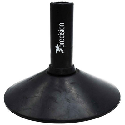 Precision 3.5Kg Weighted Rubber Corner & Boundary Pole BaseAstro Turf Indoor Post Mount from B&Q
