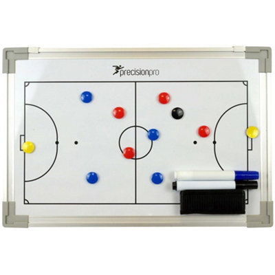 Precision 45 X 30Cm Magnetic Wall Mounted Futsal Tactics Board Gaming Planning Whiteboard from B&Q