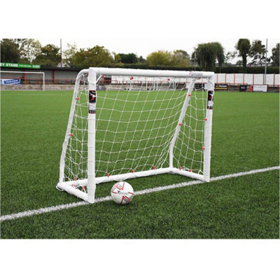 Precision 5 X 4 Feet Match Approved Football Goal Posts & NetAll Weather Outdoor Rated from B&Q