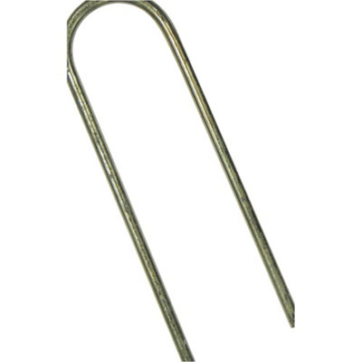 Precision 300mm X 80mm Sports Net Ground AnchorU Shape Steak Football Hockey Goal from B&Q