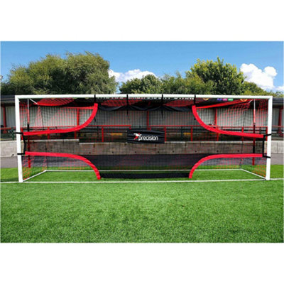 Precision Football Shot Target Training Net24 X 8 Feet GoalsStriking Set Piece from B&Q