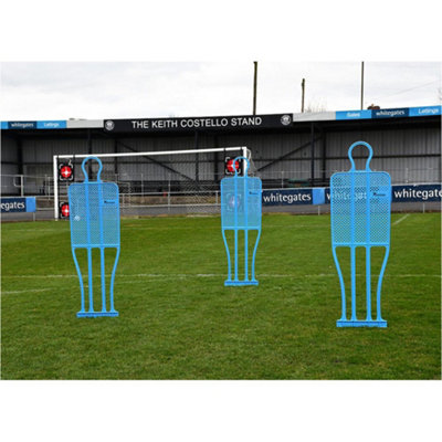 Precision Single 6Ft 5 Inch Blue Football MannequinSet Piece Dummy Defender Training from B&Q