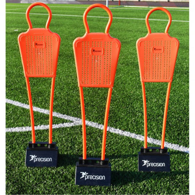 Precision 3 Pack 4Ft Mini Orange Football Mannequin SetFreekick Dummy Defender Training from B&Q