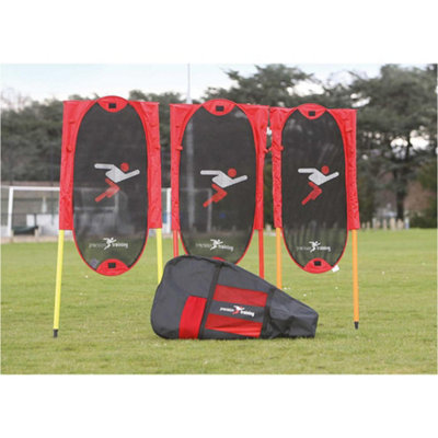 Precision 3 Pack Spiked Football Freekick Defender Wall Mannequin & Poles KitSet-Piece from B&Q