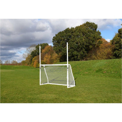 Precision 8 X 5 Feet Gaa Match Approved Goal Posts & NetAll Weather Outdoor Rated from B&Q