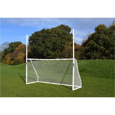 Precision 12 X 6 Feet Gaa Match Approved Goal Posts & NetAll Weather Outdoor Rated from B&Q