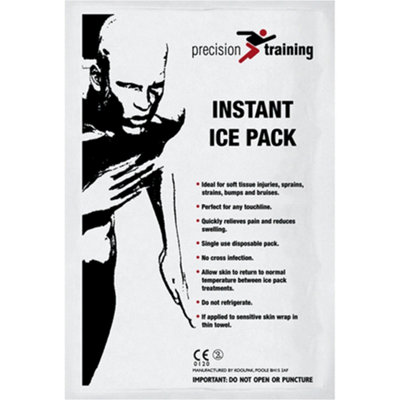 Precision 20 Pack Instant Ice PacksSoft Tissue Sprain Strain Swelling Relief15X25Cm from B&Q