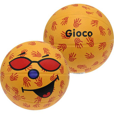 Gioco Junior Mini Rubber Basketball - Indoor & Outdoor Surfaces Child / Kid Training