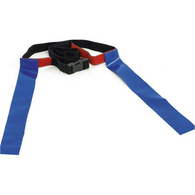 Precision 18-46 Inch Waist Rugby Tag BeltGreen Juniors & Mini-Rugby Training Accessory from B&Q