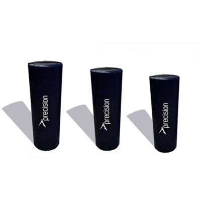 Precision 20Kg Adult Rugby Tackle Bag137X46Cm Black Padded Training Dummy Hold Straps