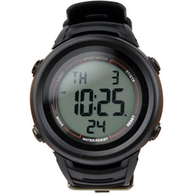 TIS Pro 322 Wrist Stopwatch Lap TimerWater & Shock Resistant1/100 Second from B&Q