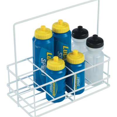 Loops Sports Water Bottle Carrier HolderHolds 8 BottlesFootball Team Storage from B&Q