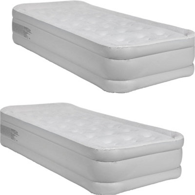 Loops 2 Pack High Raised Inflatable Air Bed With 230V Electric Pump For Home And Camping from B&Q