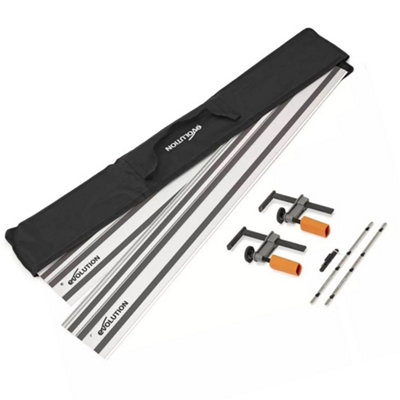 Evolution 004-0012 St2800-G2 Universal Circular Saw Track Set 2.8M + Clamps +Bag from B&Q