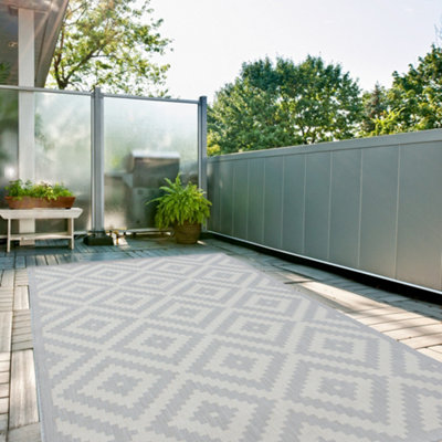 The Rugs Ecology Collection Outdoor Rugs In 100G Grey