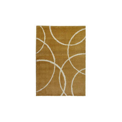 The Rugs Snug Collection Shaggy Rugs Bubbles Design   I110A from B&Q