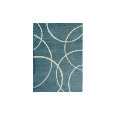 The Rugs Snug Collection Shaggy Rugs Bubbles Design   I110A from B&Q