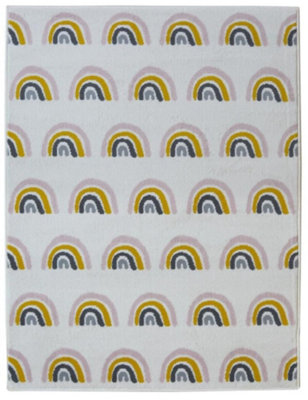 The Rugs Maestro Collection Rainbow Design Multicolour  46-3656 from B&Q