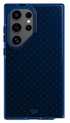Genuine Tech21 Evo Check Back Case for Samsung Galaxy S24 Ultra – Cobalt Blue - Image 4