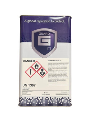 Guard Solvent A (Xylene Thinner / Cleaner) 5Ltr from B&Q