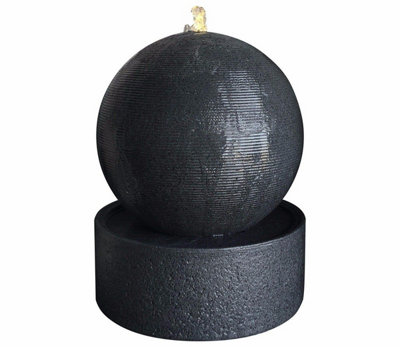 Outdoor Living UK Aqua Creations Viola Fountain Mains Plugin Powered Water Feature With Protective Cover from B&Q