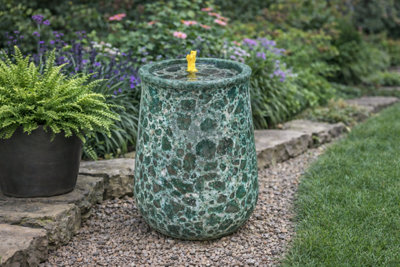 Outdoor Living UK Altico Talia Emerald Green Water Feature With Cover from B&Q